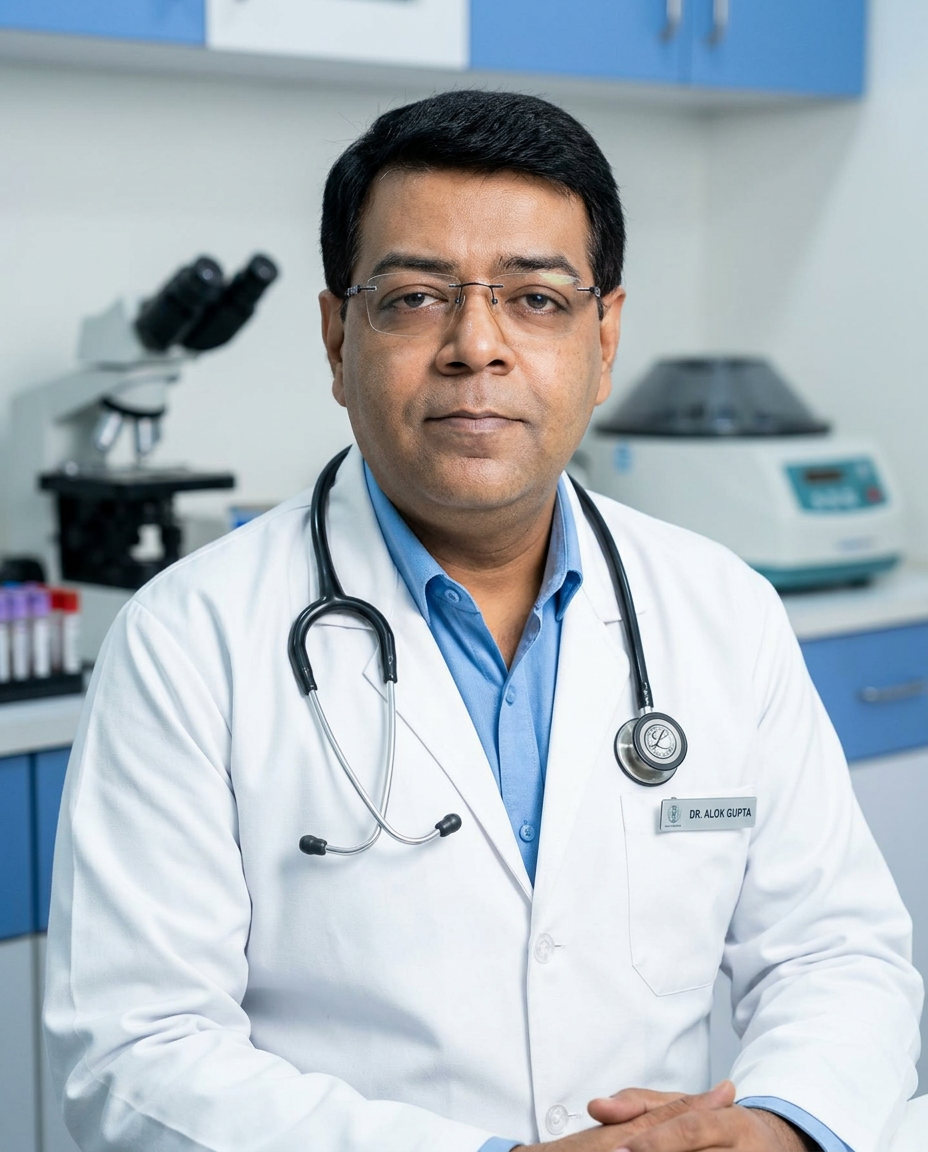 Dr. Alok Gupta, MD Pathology, Founder and Director of FRAT Test India and Altus Diagnostic